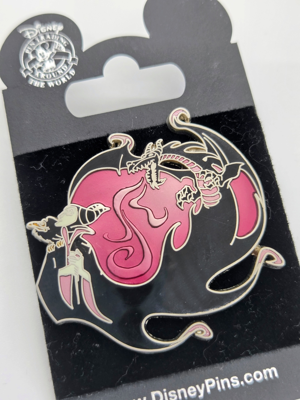 Vintage Disney Pin Trading "Being Bad" Maleficent & Dragon Pin